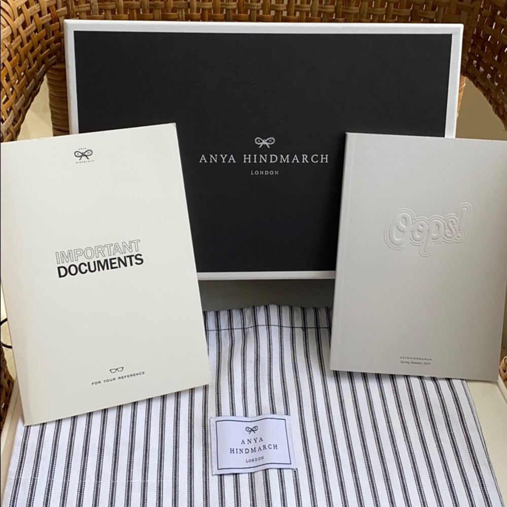 Anya Hindmarch Georgiana Stickers Clutch Bag - Picture 6 of 7